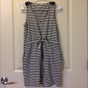 [jcrew] cotton stripped dress